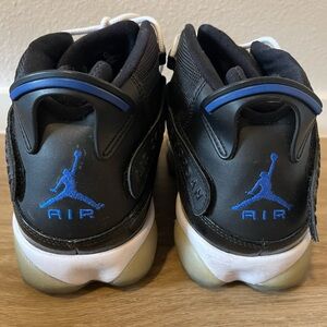 Nike Air Jordan 6 Rings SPACE JAM Black Blue - Men's Shoes Size 10.5